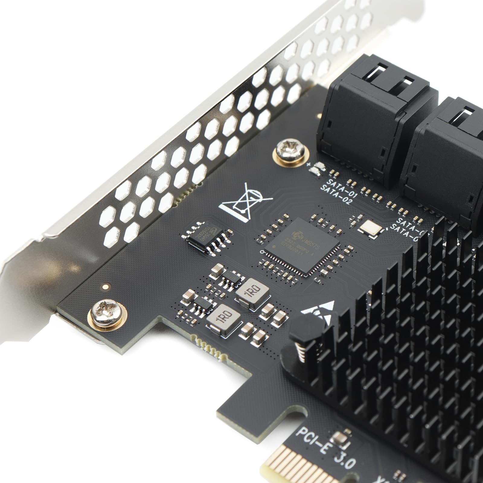 Amazon.co.jp: PCIE x1 SATAカード 20ポート、PCI Express SATA3